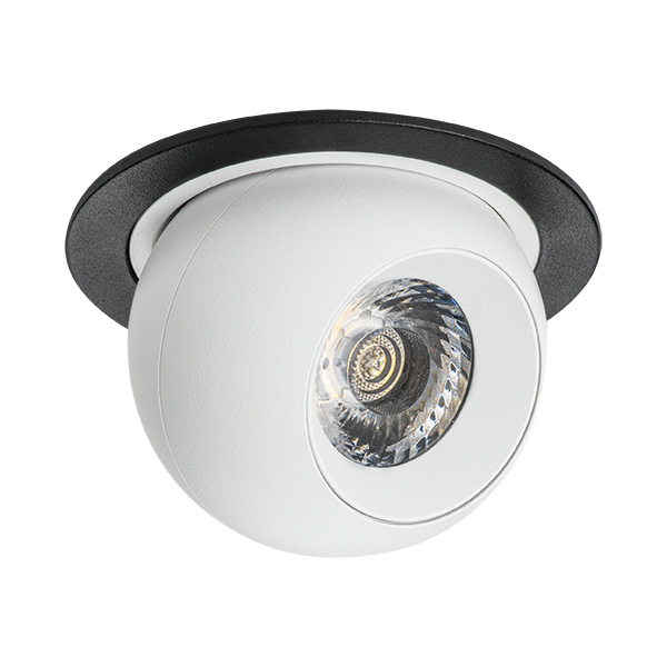 i61762 Светильник INTERO LED 9W 850LM 24G ЧЕРНЫЙ/БЕЛЫЙ 3000K (217617+217062)