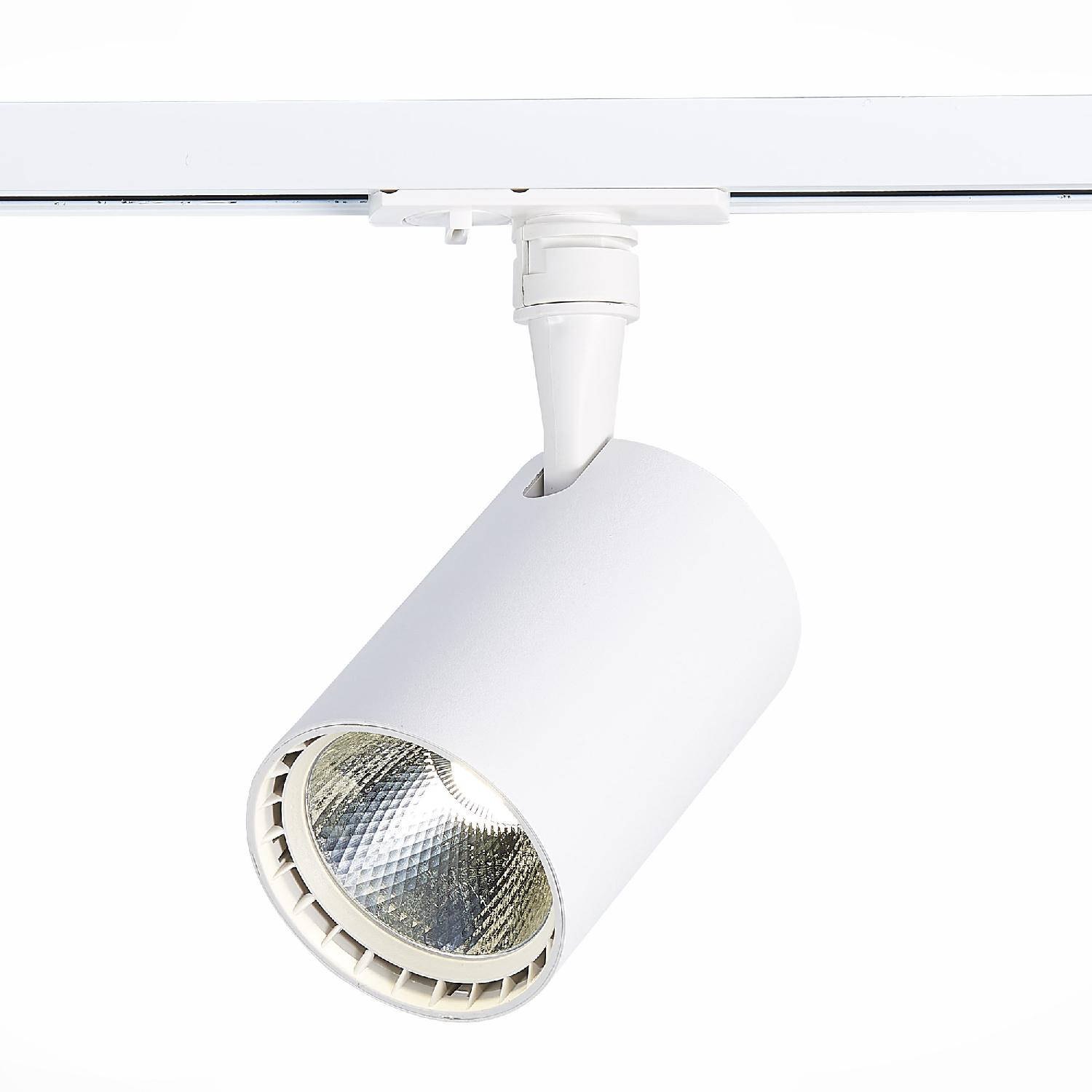 ST351.536.20.36 Св-к трек. Мат. белый LED 1*20W 3000K 1 800Lm Ra?90 36° IP20 L118xW78xH174 100-240V Однофазная трековая система