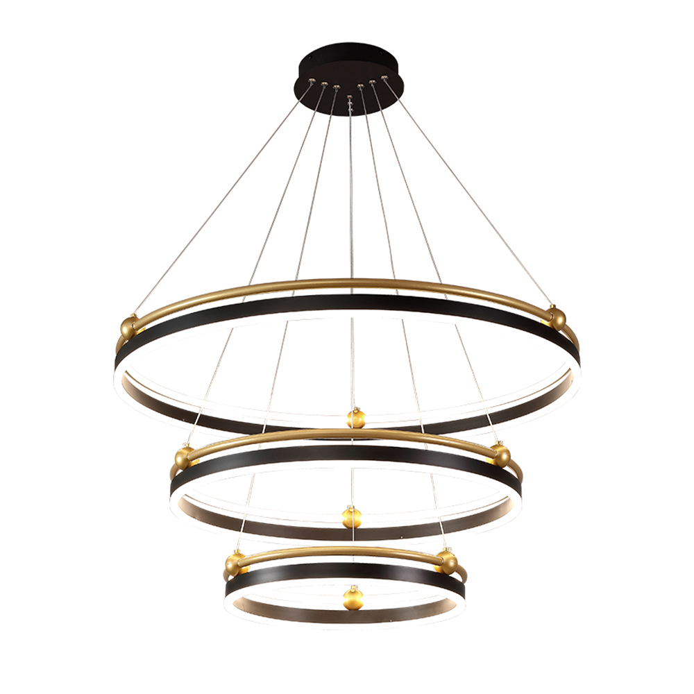 Crystal Lux Люстра Crystal Lux FERNANDO SP158W LED BLACK/GOLD