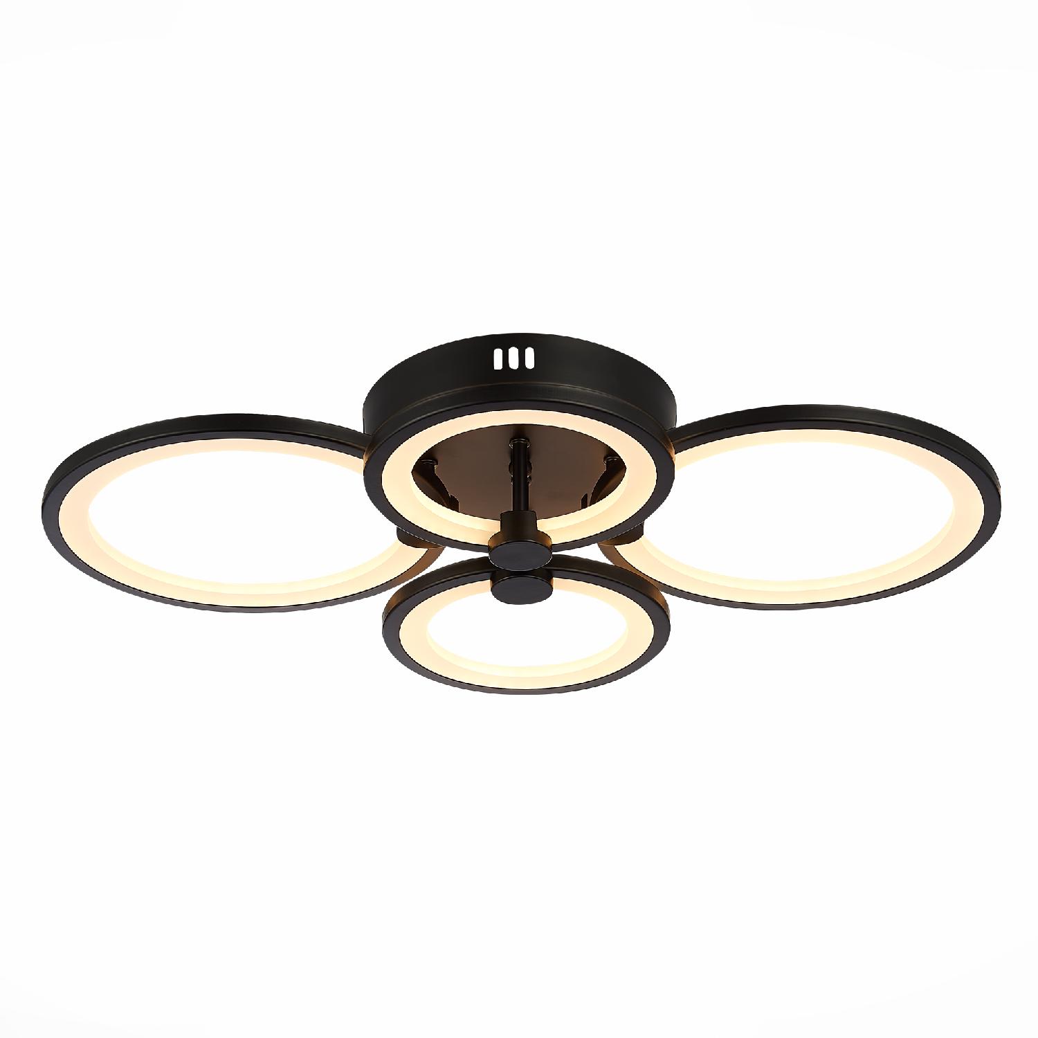 SLE200342-04 Светильник потолочный Черный/Белый LED 1*100W 3000-6000K LETO