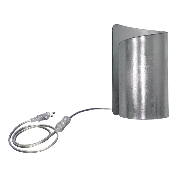 811914 Настольная лампа PITTORE 1х40W E27 SILVER