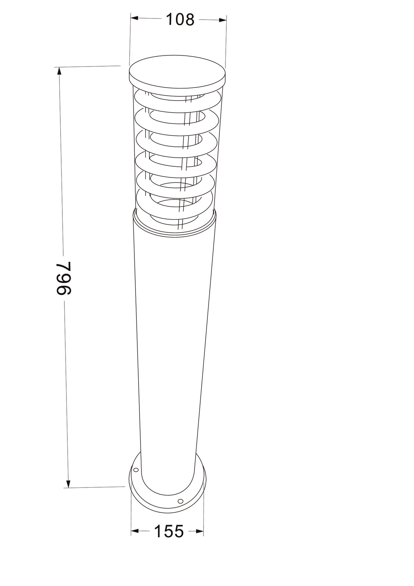 Ландшафтный светильник Outdoor O576FL-01GR1