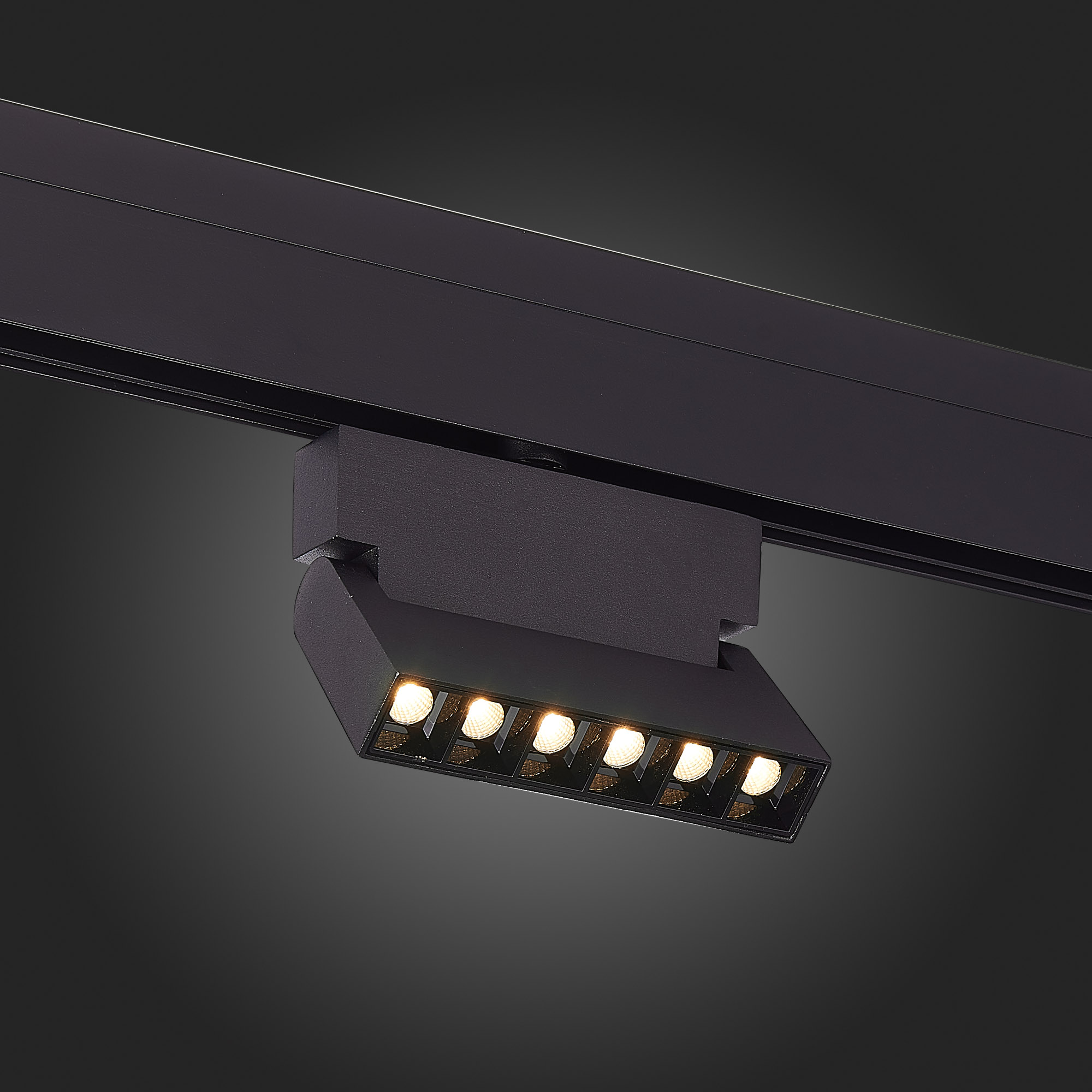 ST362.436.06 Магнитный трековый светильник Черный LED 1*6W 3000K 532Lm Ra>80 36° IP20 L120xW22xH134 48V SKYLINE 48