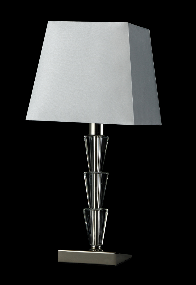 Crystal Lux Настольная лампа Crystal Lux MARSELA LG1 NICKEL