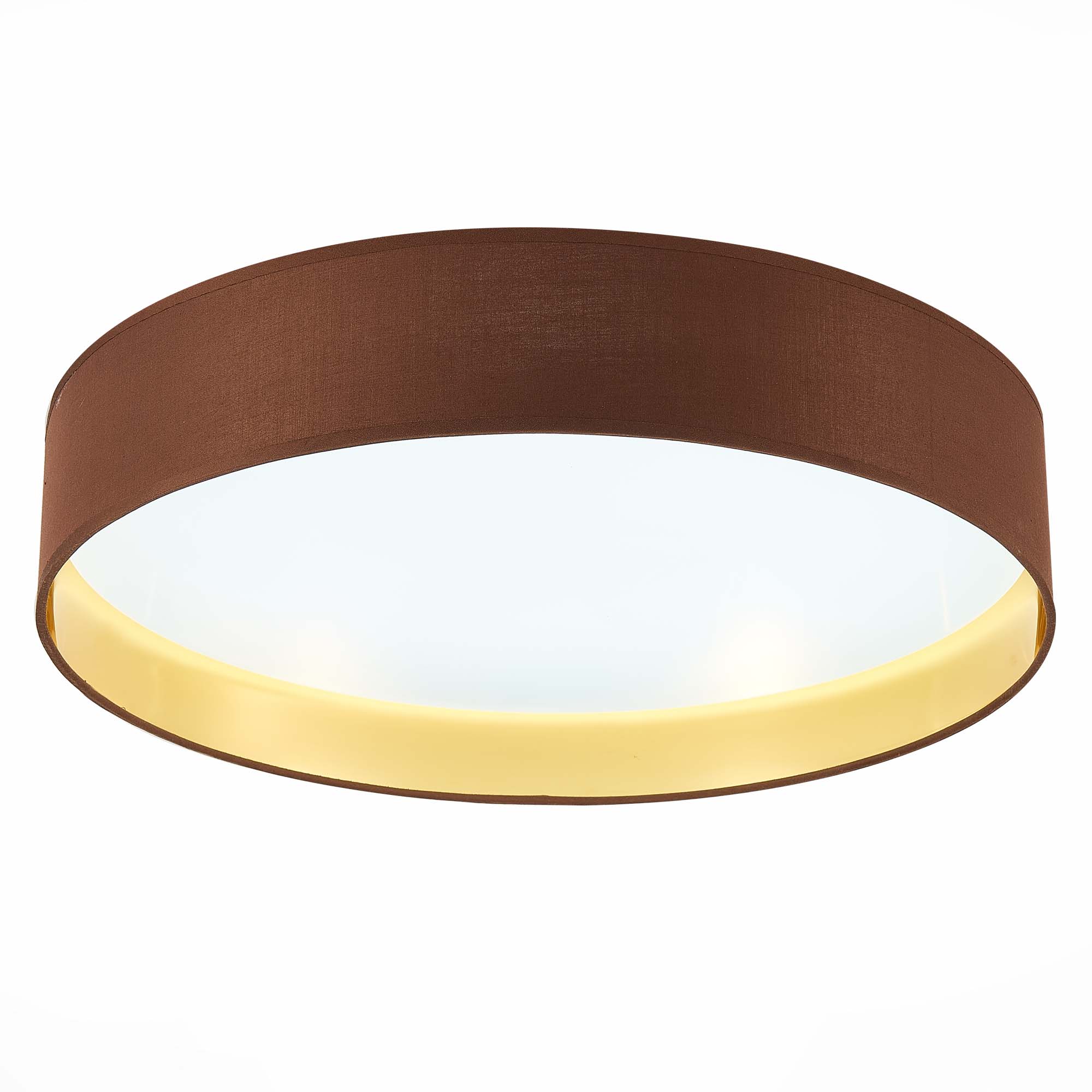 SLE300592-01 Светильник потолочный Никель/Золотистый, Коричневый LED 1*50W 3000K/4000K/5000K BRESCIA