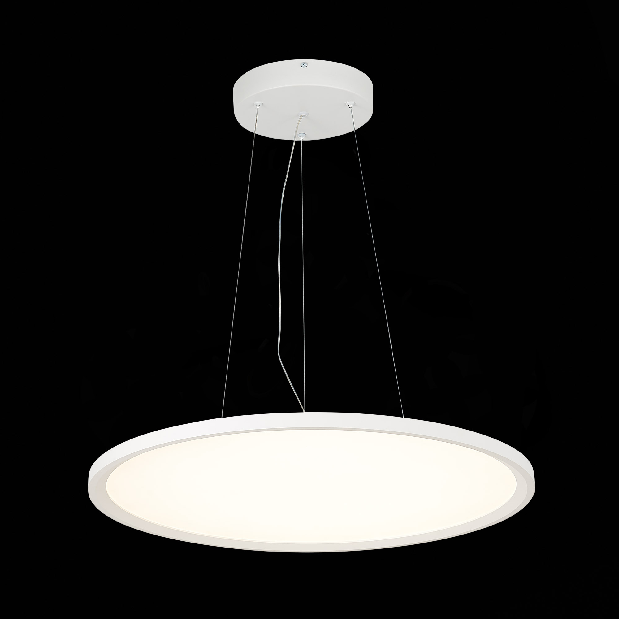 ST602.543.56 Светильник подвесной Белый LED 1*56W 4000K 5 040Lm Ra>80 120 IP20 D600xH35 90-265V Подвесные светильники