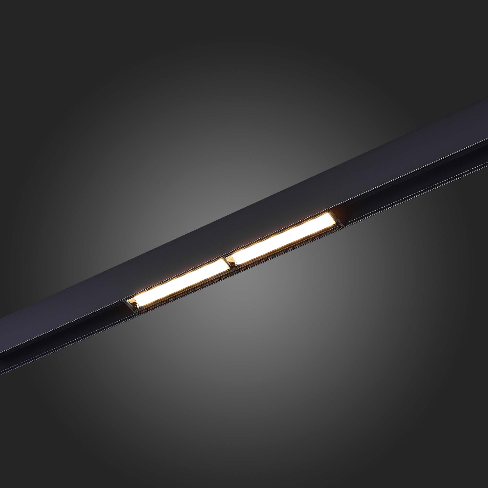 ST804.436.12 Магнитный трековый светильник Черный LED 1*12W 3000K 700Lm Ra>90 120° IP20 L220xW22xH46 48VV SKYLINE 48