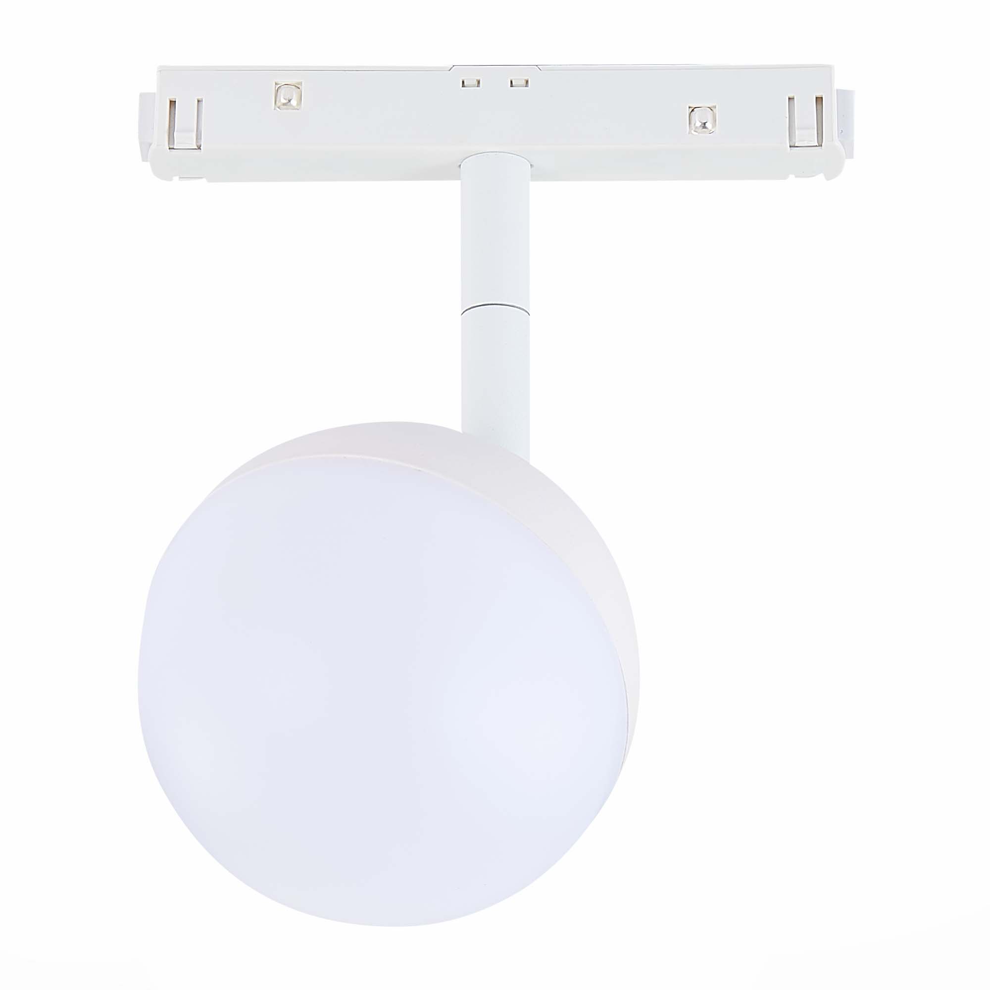 ST358.536.07 Магнитный трековый светильник Белый LED 1*7W 3000K 520Lm Ra>80 120° IP20 L120xW90xH192 48V SKYLINE 48