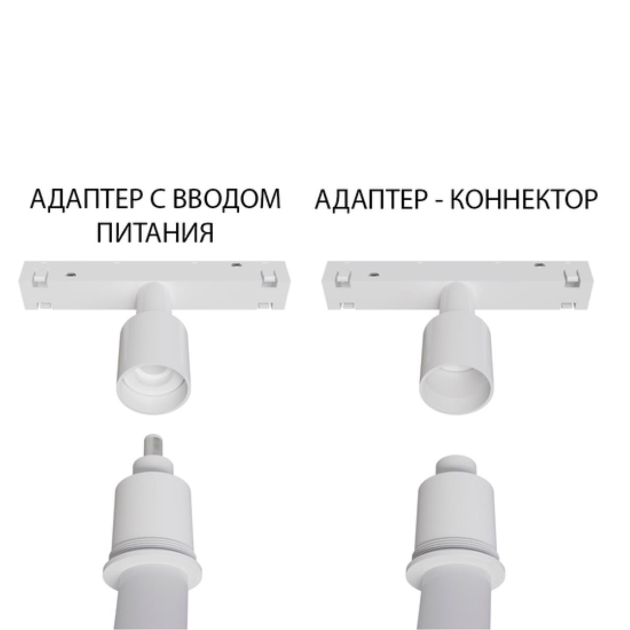 A492033-1 АДАПТЕР С ВВОДОМ ПИТАНИЯ LINEA, OPTIMA ДЛЯ ГИБКОГО НЕОНА LOOP