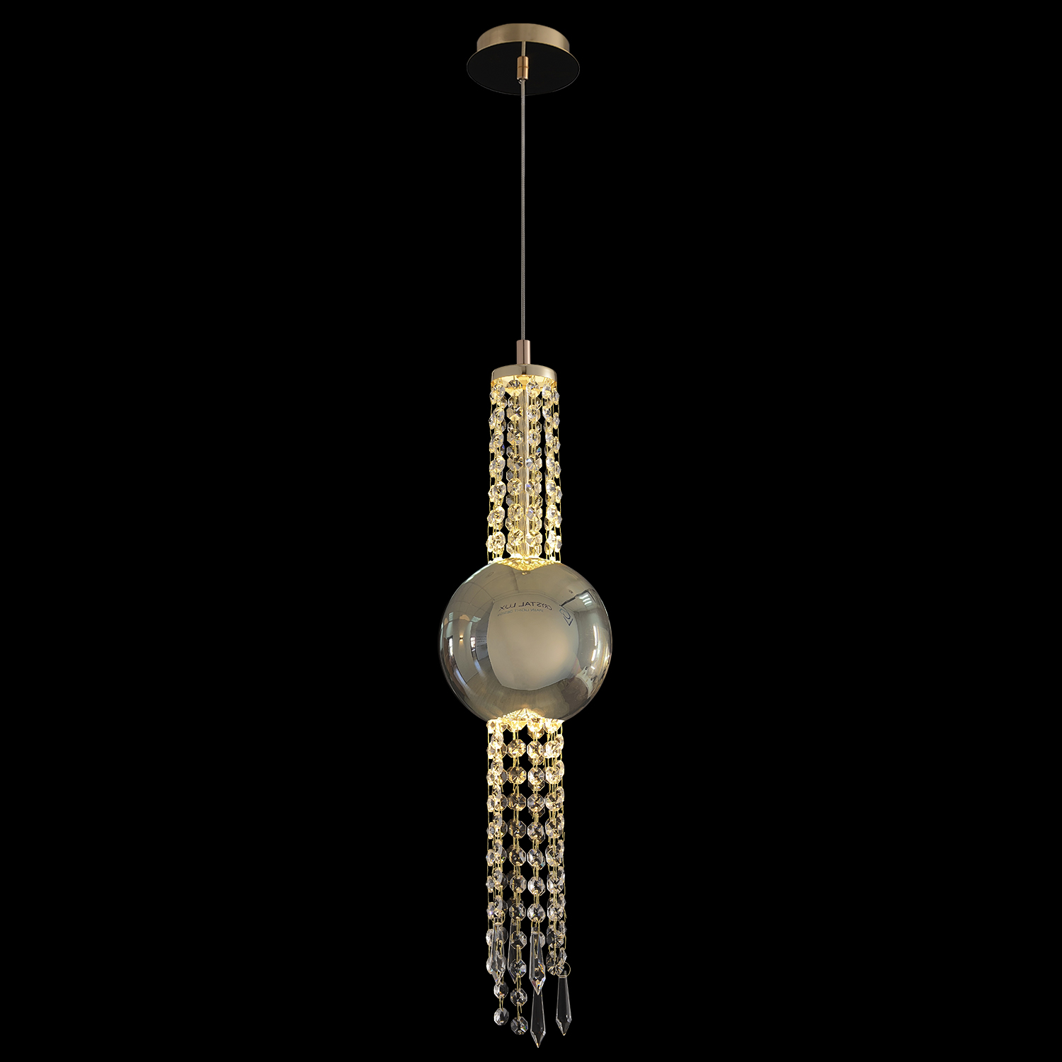 Crystal Lux Светильник подвесной Crystal Lux NAVAJO SP3W LED GOLD