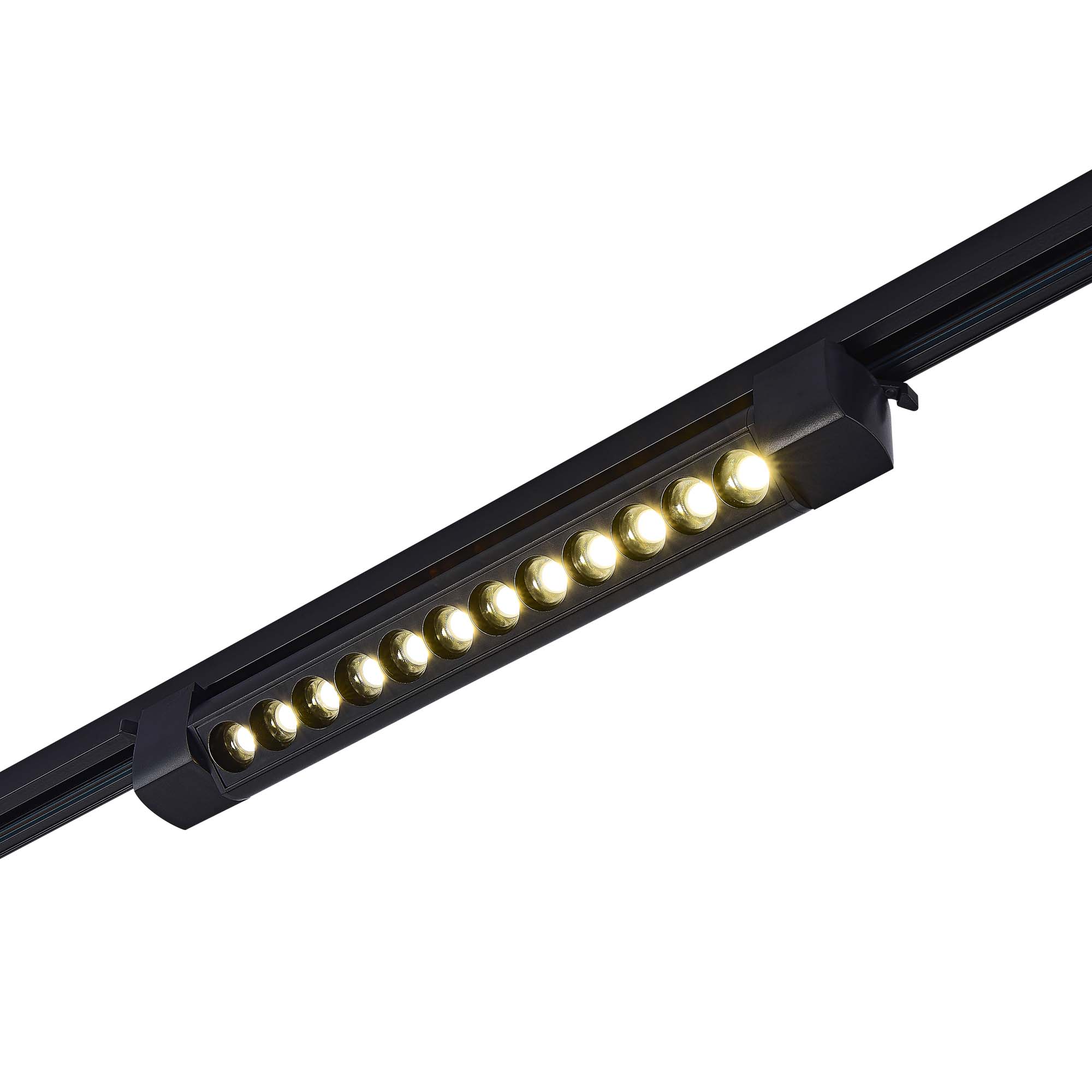 ST367.446.20 Св-к трек. Черный LED 1*20W 4000K 1 500Lm Ra>90 36° IP20 L387xW49xH54 170-240V Однофазная трековая система