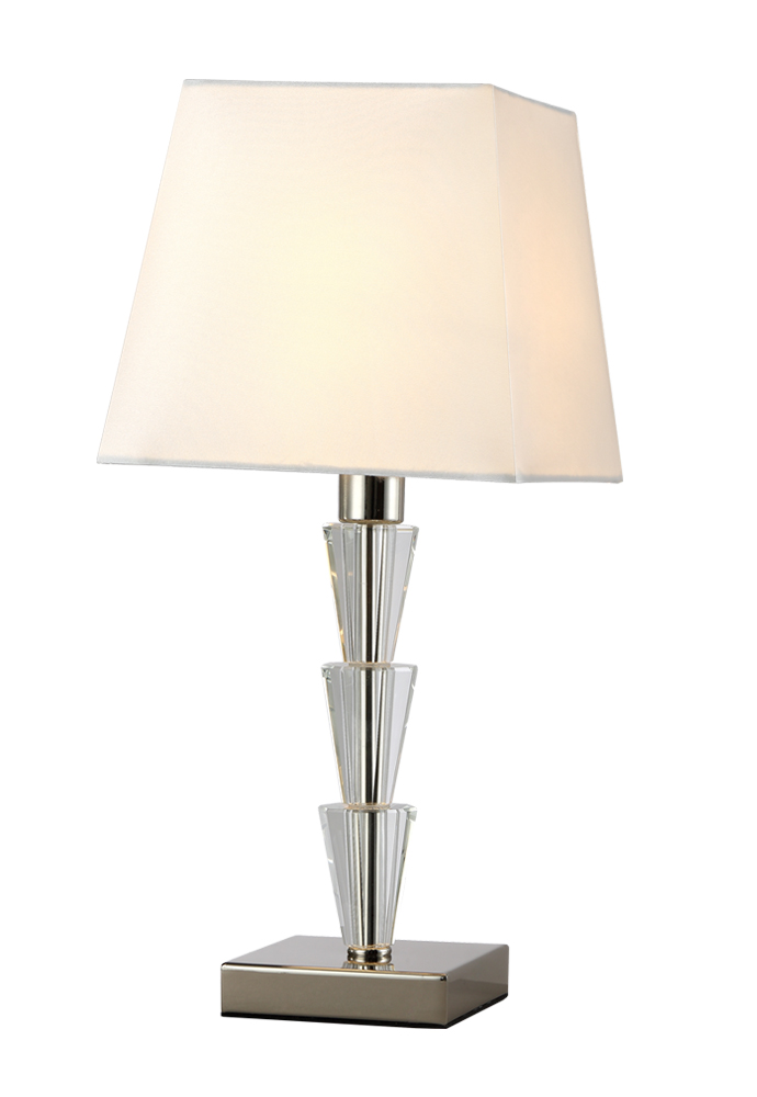 Crystal Lux Настольная лампа Crystal Lux MARSELA LG1 NICKEL