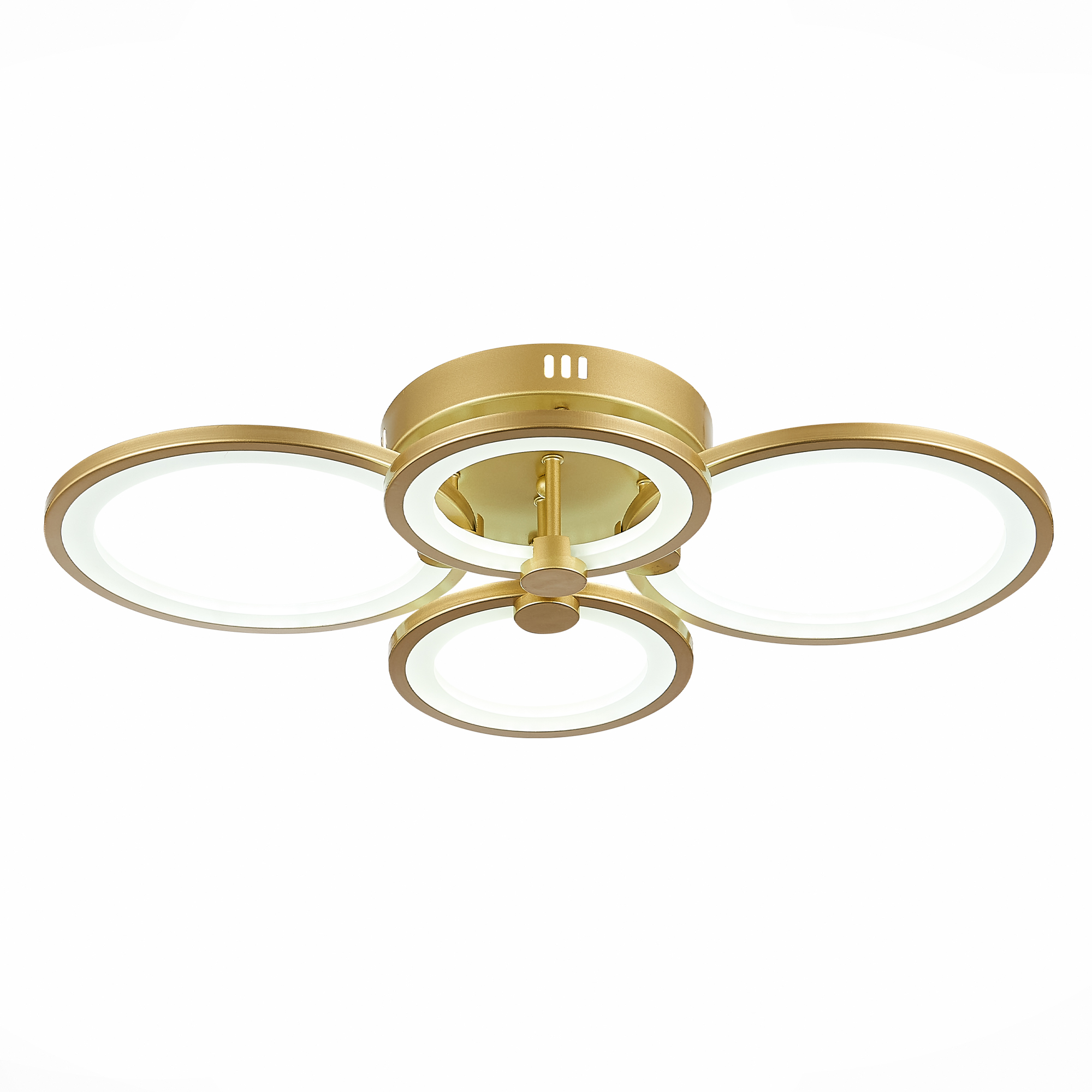 SLE200322-04 Светильник потолочный Золотистый/Белый LED 1*100W 3000-6000K LETO