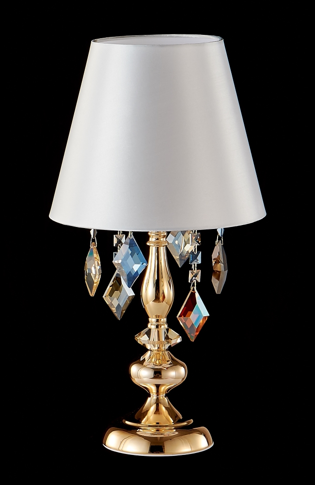 Crystal Lux Настольная лампа Crystal Lux MERCEDES LG1 GOLD/COLOR