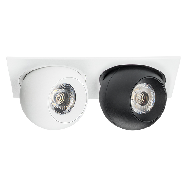 i5266272 Светильник INTERO LED 9W*2 850LM*2 24G БЕЛЫЙ/ЧЕРНЫЙ 3000K (217526+217062+217072)