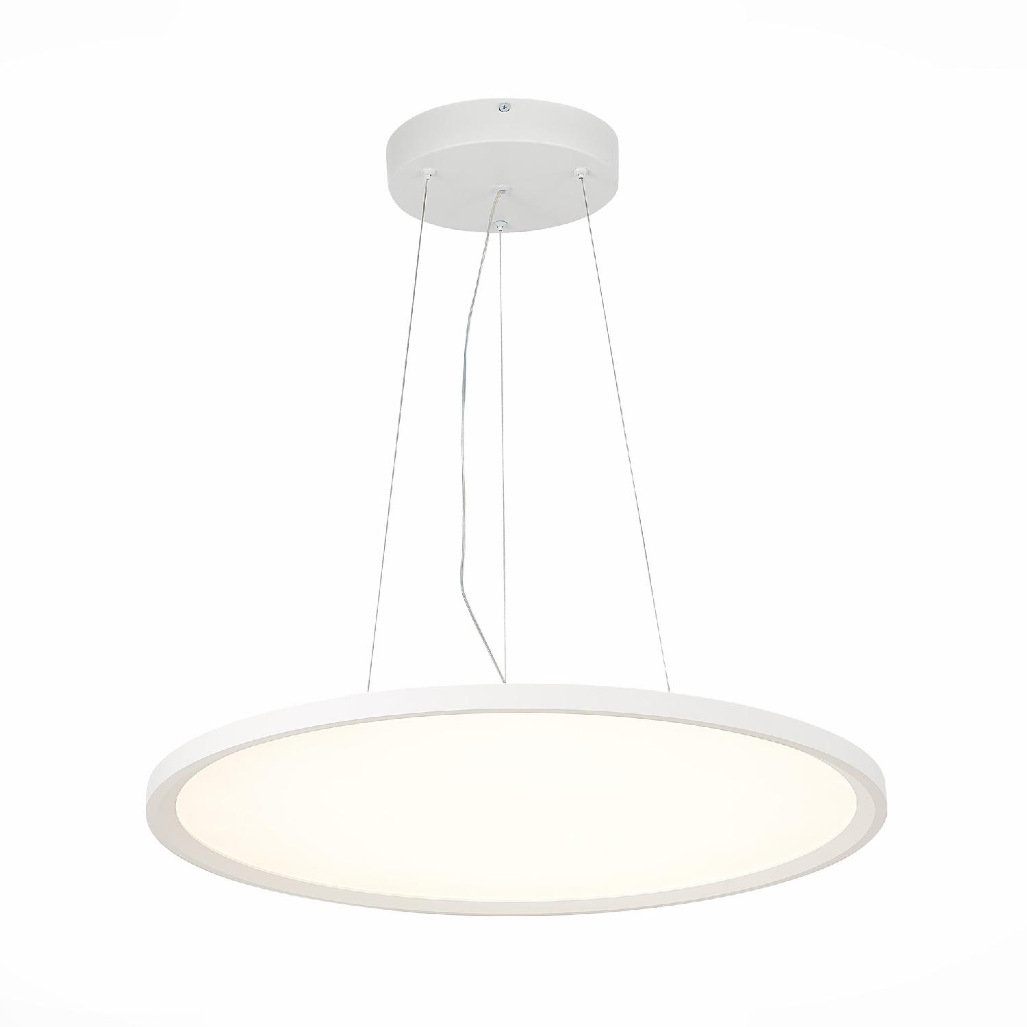 ST602.543.56 Светильник подвесной Белый LED 1*56W 4000K 5 040Lm Ra>80 120 IP20 D600xH35 90-265V Подвесные светильники