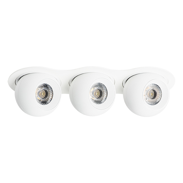 i636646464 Светильник INTERO LED 9W*3 850LM*3 24G БЕЛЫЙ 4000K (217636+217064+217064+217064)