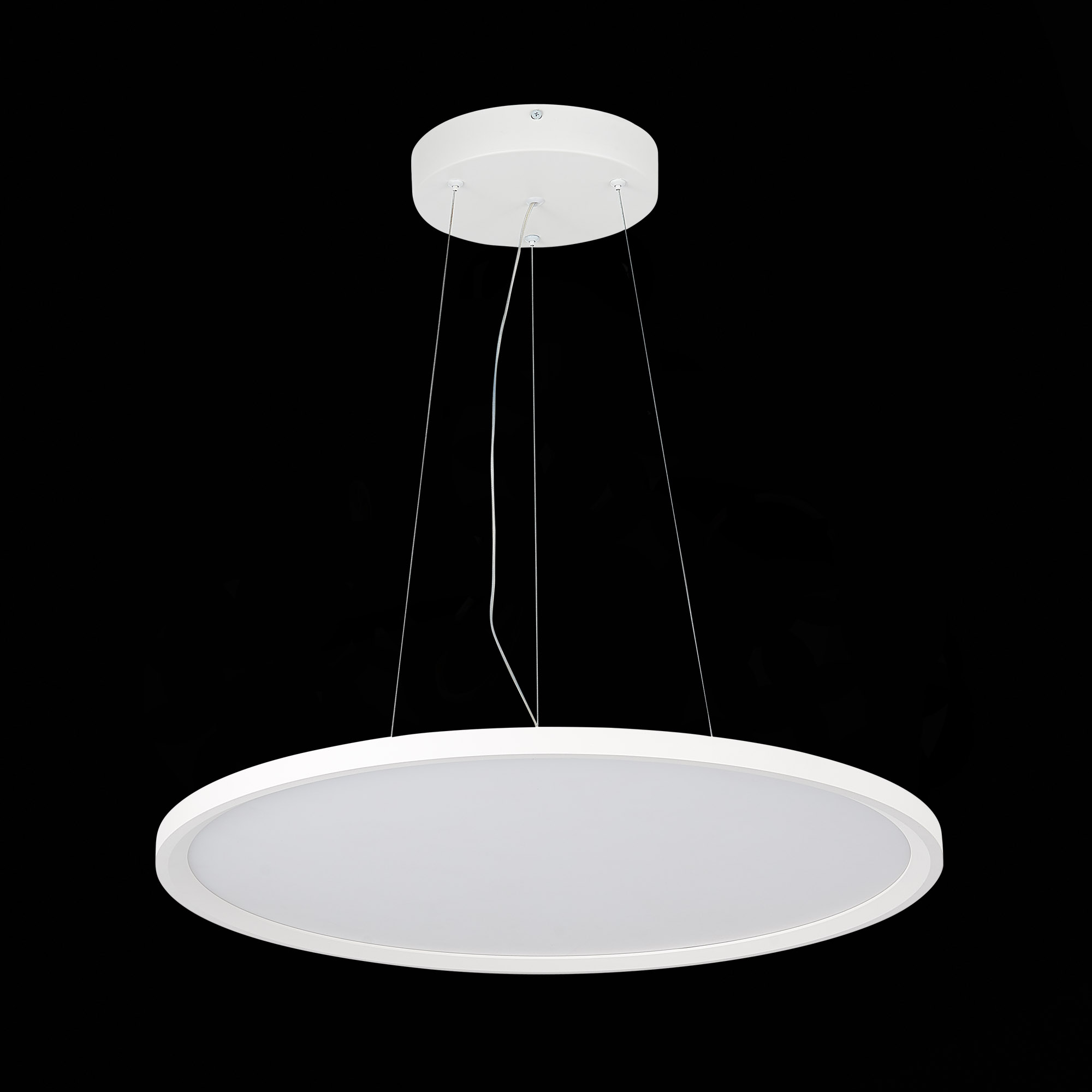 ST602.543.56 Светильник подвесной Белый LED 1*56W 4000K 5 040Lm Ra>80 120 IP20 D600xH35 90-265V Подвесные светильники