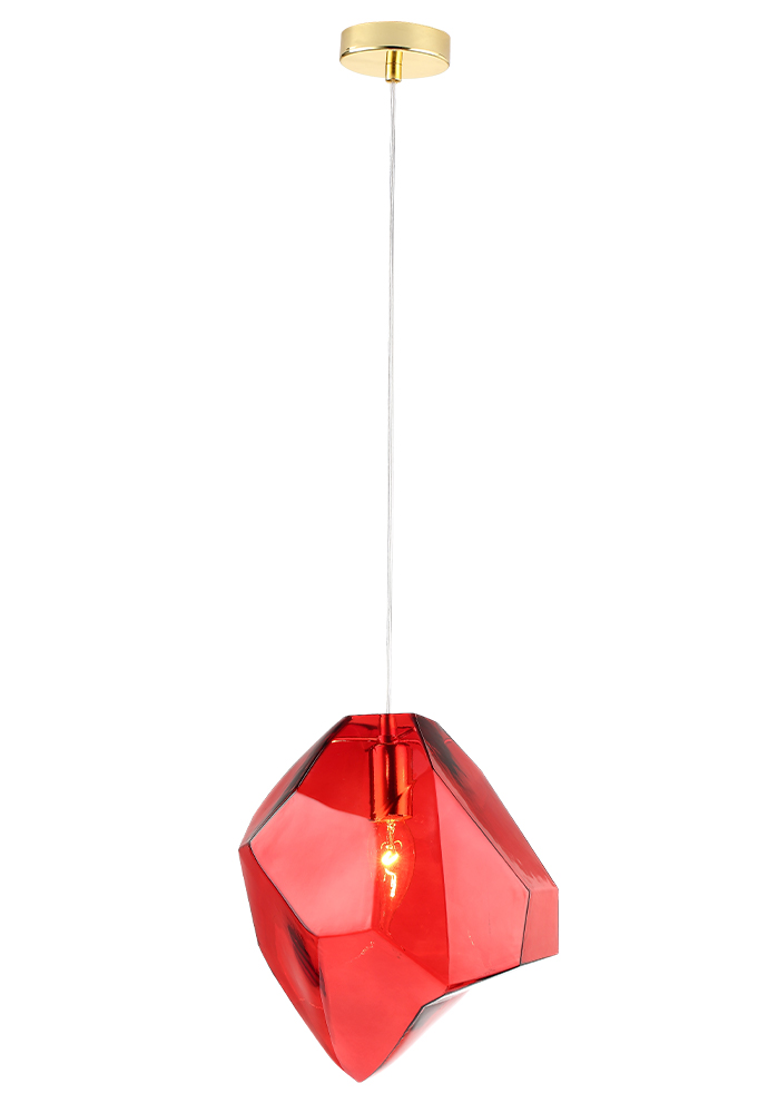 Crystal Lux Светильник подвесной Crystal Lux NUESTRO SP1 GOLD/RED