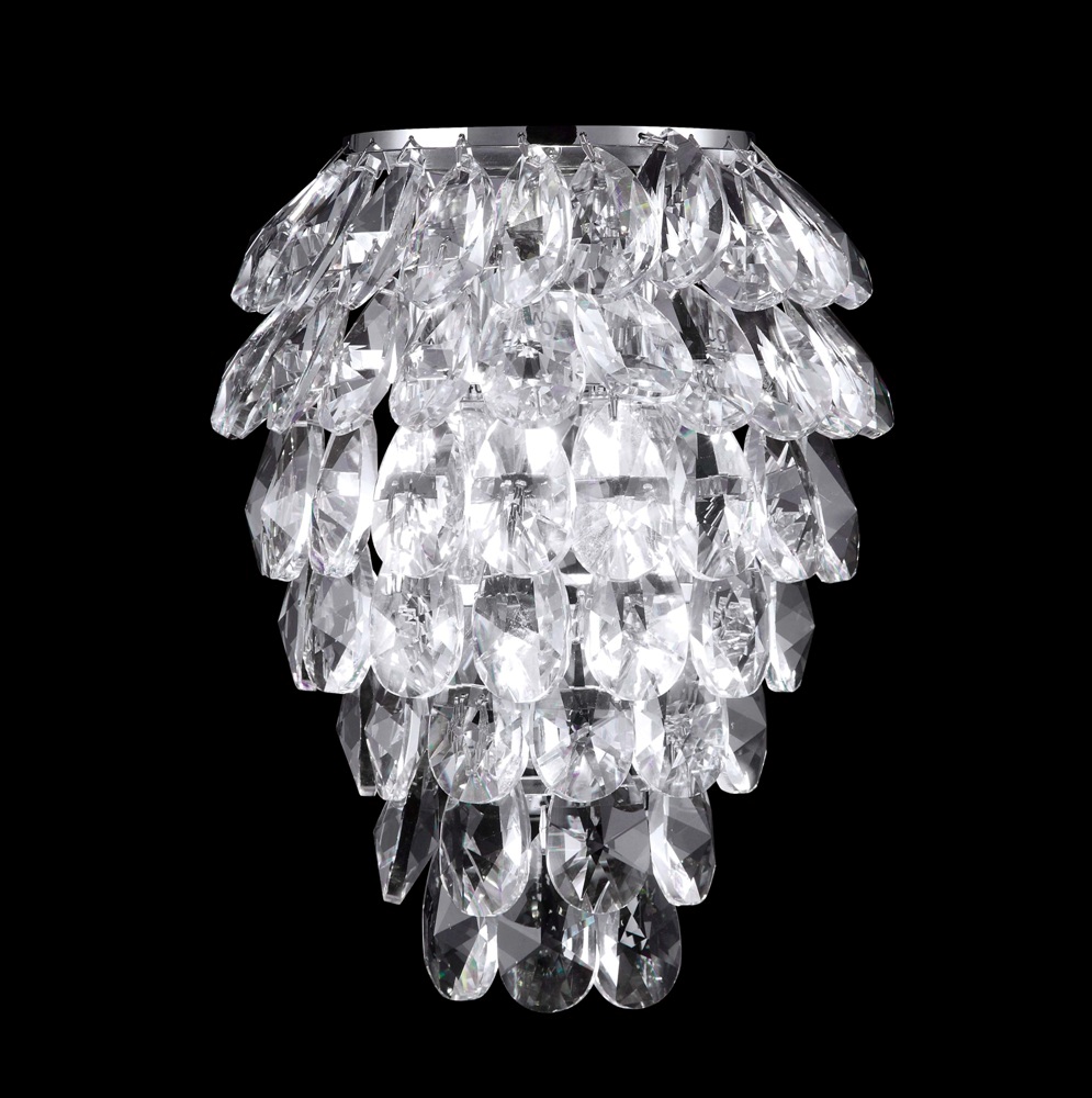 Crystal Lux Бра Crystal Lux CHARME AP3 CHROME/TRANSPARENT