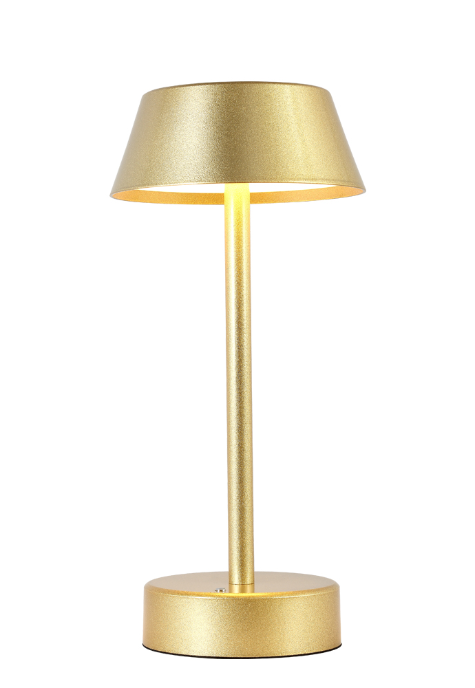 Crystal Lux Аккумуляторная настольная лампа Crystal Lux SANTA LG1 GOLD