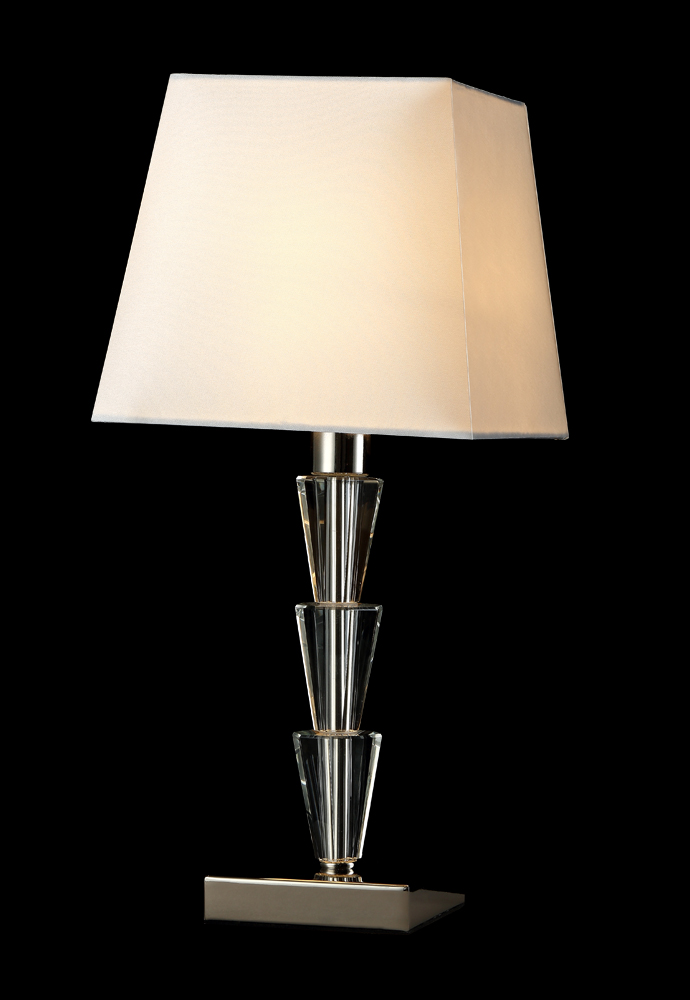 Crystal Lux Настольная лампа Crystal Lux MARSELA LG1 NICKEL