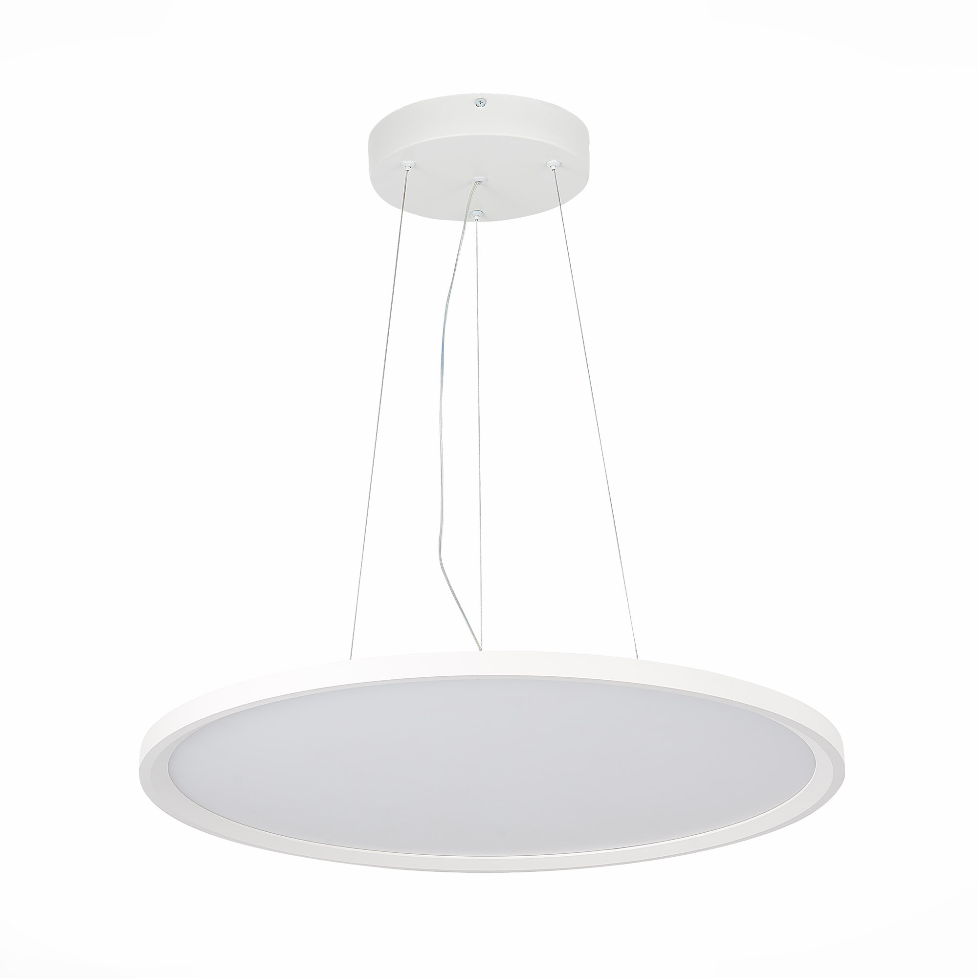 ST602.543.56 Светильник подвесной Белый LED 1*56W 4000K 5 040Lm Ra>80 120 IP20 D600xH35 90-265V Подвесные светильники