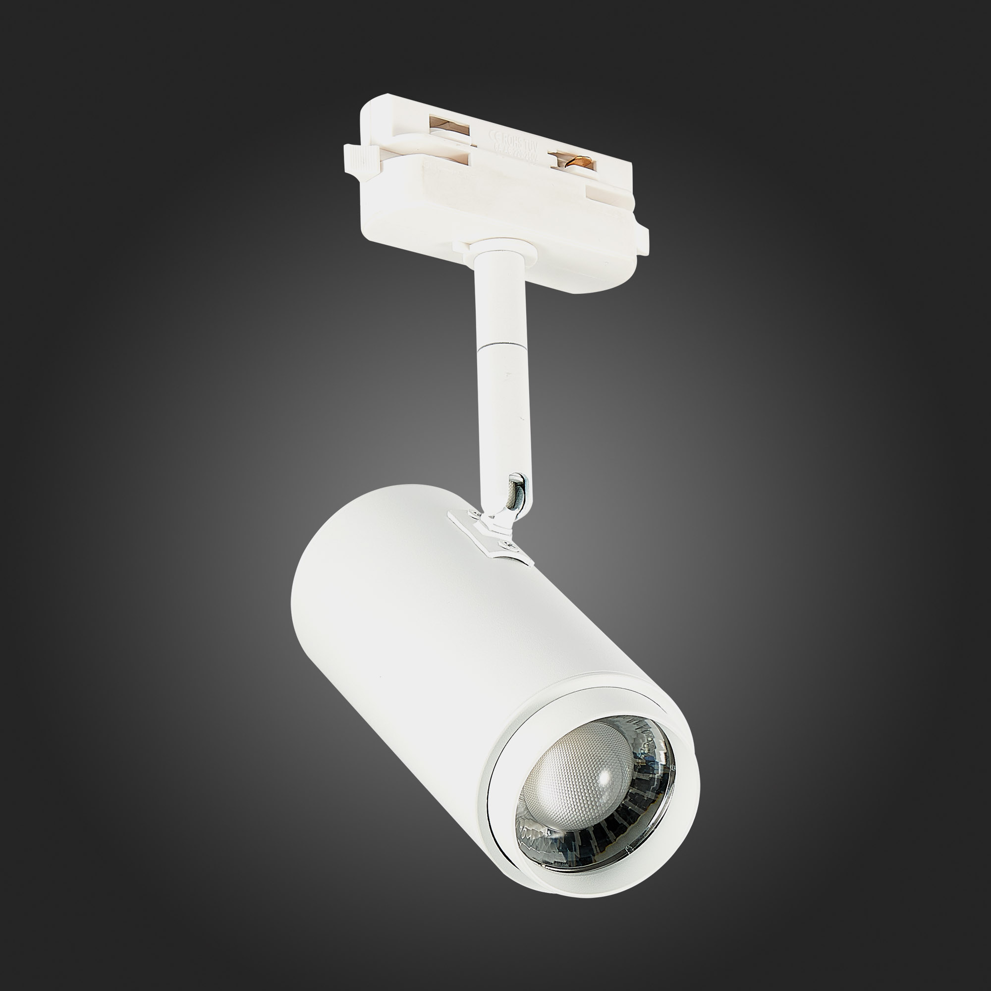 ST600.546.12 Св-к трек. Zoom Белый LED 1*12W 4000K 1 200Lm Ra>80 15-60° IP20 L137xW59xH179 170-240V Однофазная трековая система