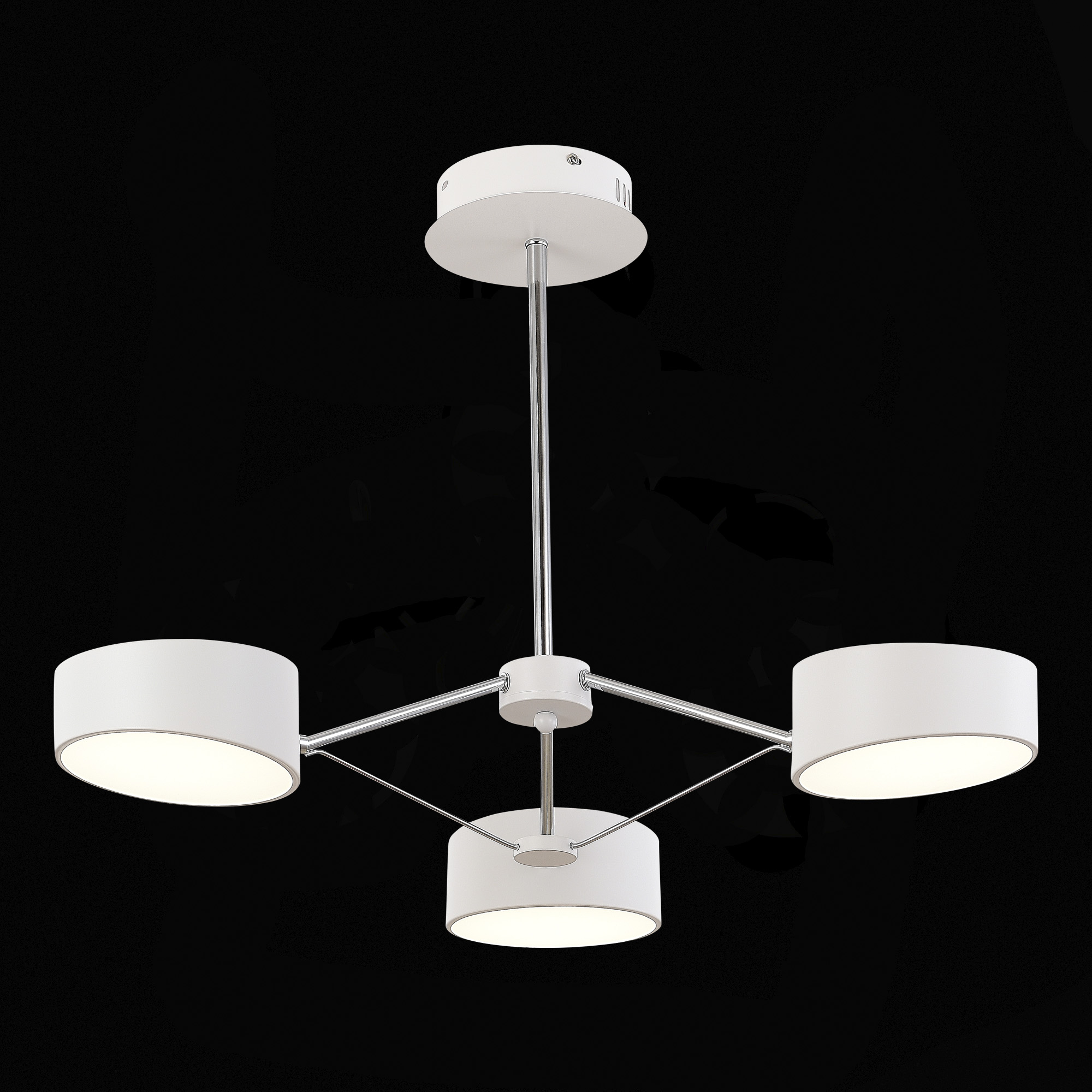 SLE6005-502-03 Светильник потолочный Белый/Белый LED 3*10W VALLE