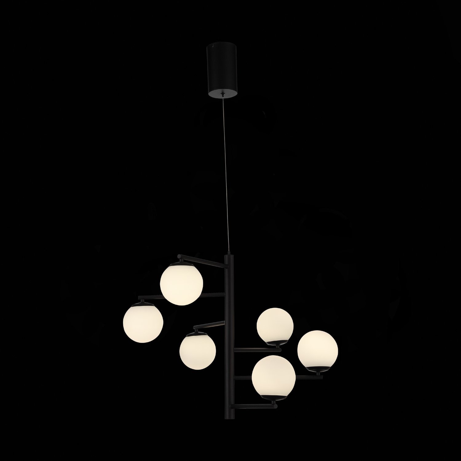 SL395.413.06 Светильник подвесной ST-Luce Черный/Белый LED 6*8W 4000K DONOLO