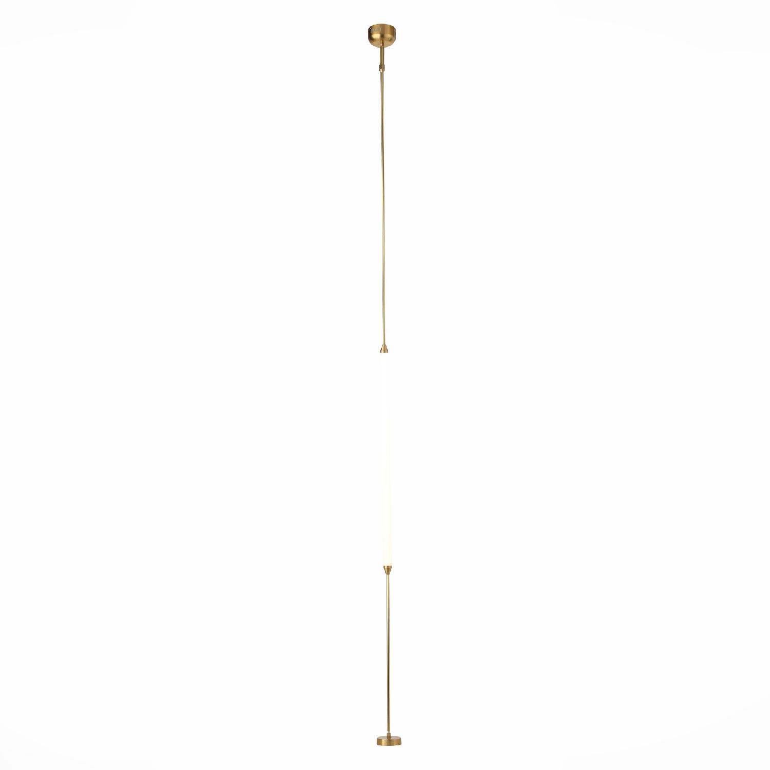 SL6004.305.01 Торшер ST-Luce Латунь/Белый LED 1*20W 3000K OLBIA