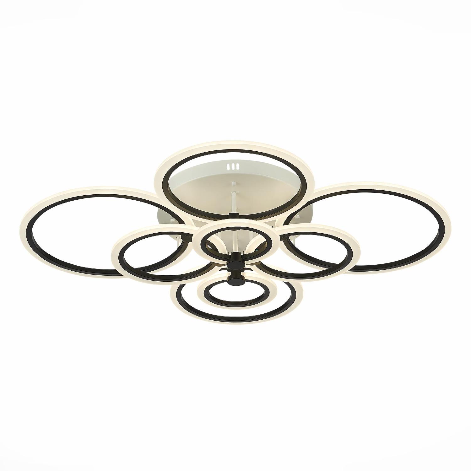 SLE500542-08 Светильник потолочный Белый, Черный/Белый LED 1*212W 3000-6000K CERINA