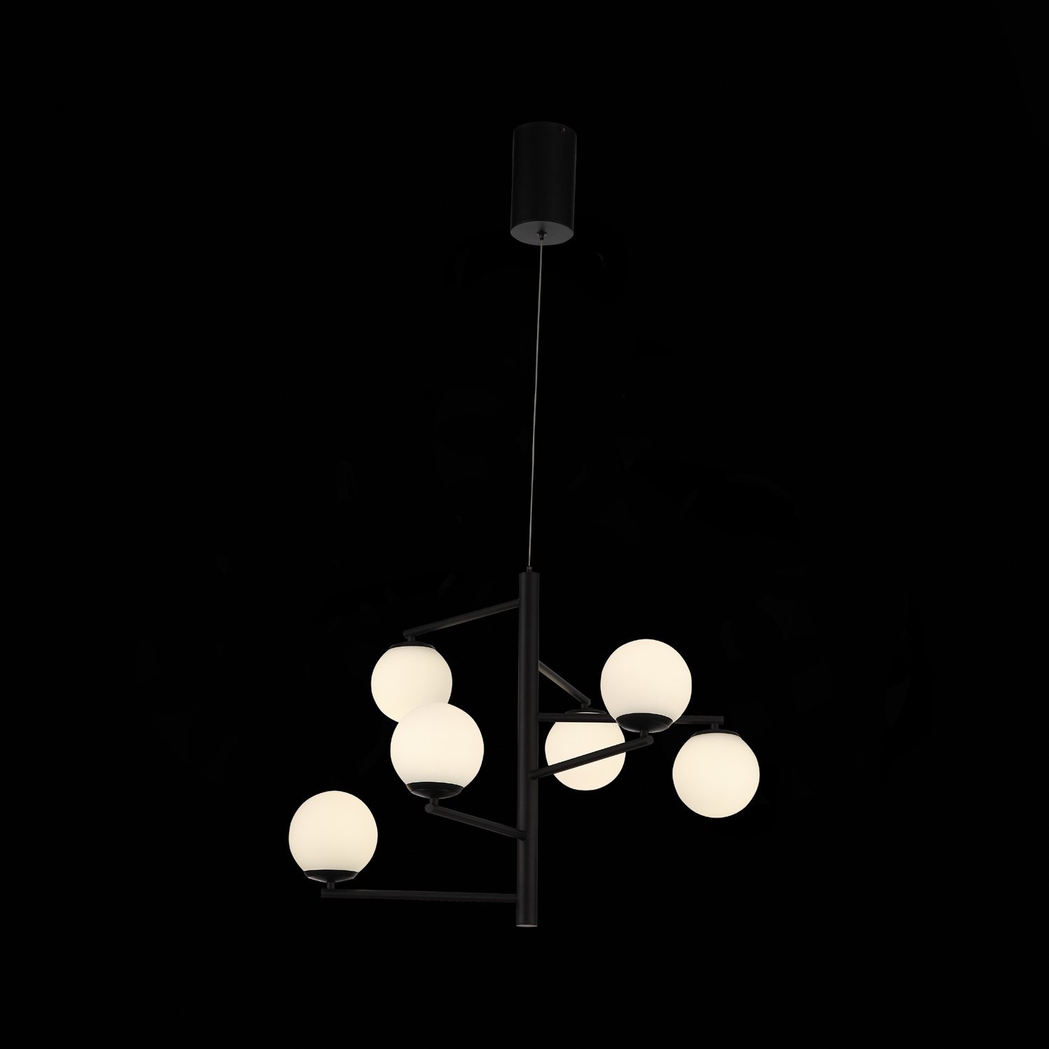 SL395.413.06 Светильник подвесной ST-Luce Черный/Белый LED 6*8W 4000K DONOLO