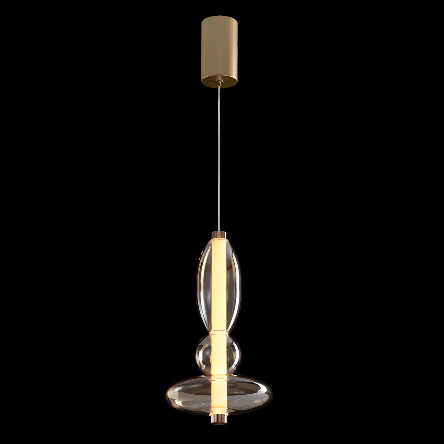 Crystal Lux Светильник подвесной Crystal Lux QUASAR SP10W LED AMBER