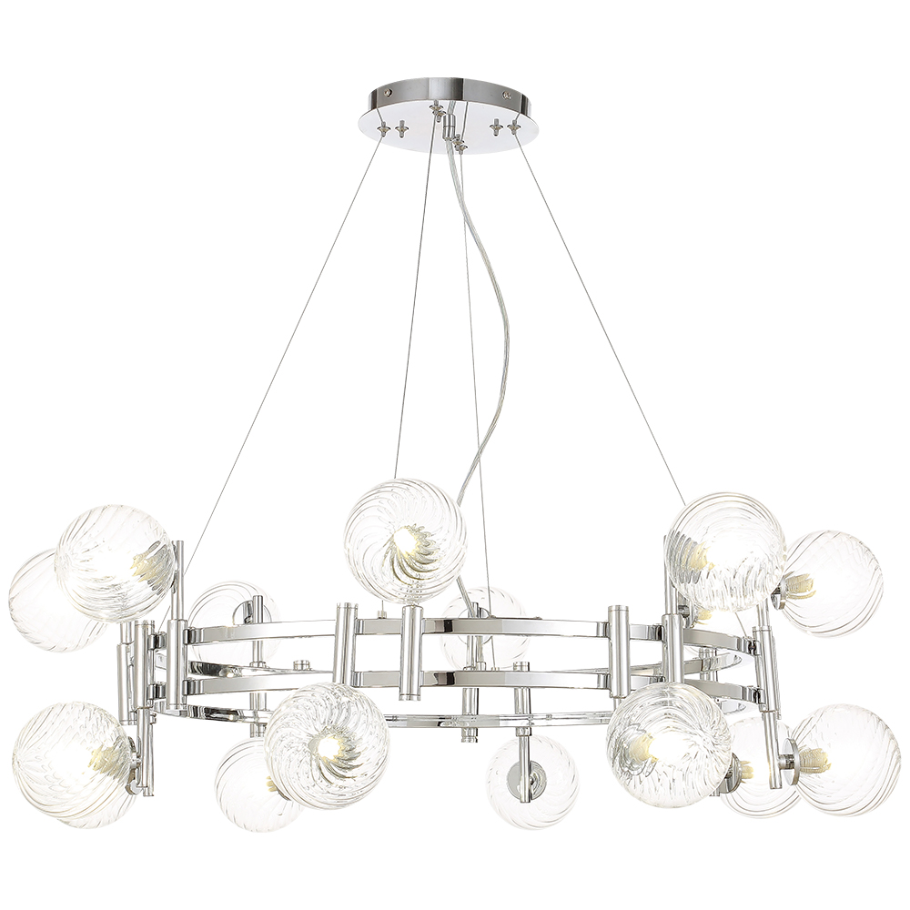 Crystal Lux Люстра Crystal Lux LUXURY SP16 CHROME